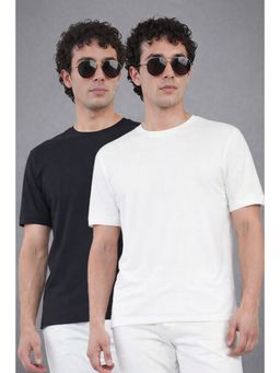 KINGDOM OF WHITE - Organic Cotton Raw Edge T-Shirt (Pack Of 2)