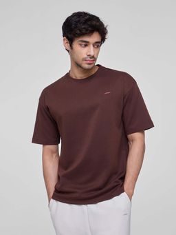 FEIER - Men's Everywear Oversized Brown T-Shirt