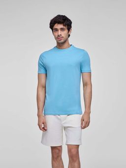 FEIER - Men's Softfeel Essential Blue T-Shirt