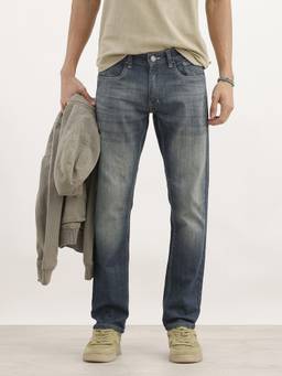 WROGN - Blue Classic Faded Slim Fit Denim Jeans