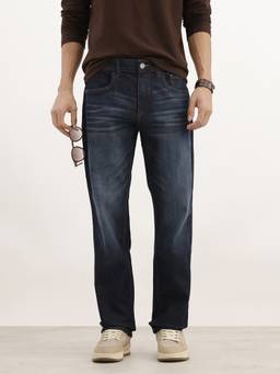 WROGN - Blue Light Faded Relaxed Fit Denim Jeans