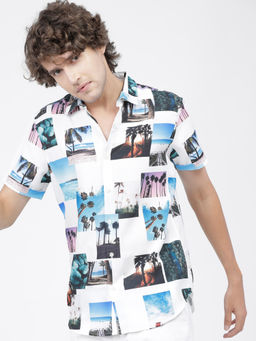 HIGHLANDER - Men Multi-Colour Slim Fit Printed Shirts