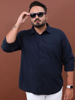 HIGHLANDER - Plus Size Opaque Cotton Casual Shirt