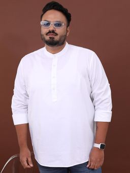 HIGHLANDER - Plus Size Opaque Cotton Casual Shirt