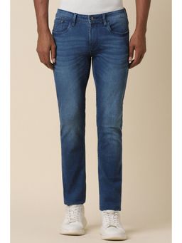 Allen Solly - Men Blue Skinny Fit Mid Wash Jeans