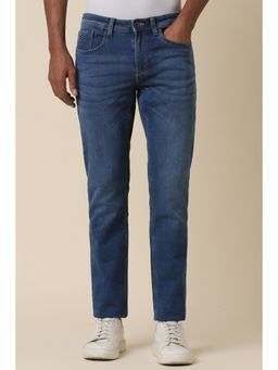 Allen Solly - Men Blue Slim Fit Mid Wash Jeans