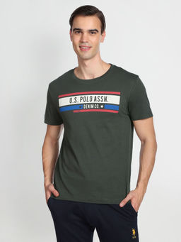 U.S. Polo Assn. Denim Co. - Typographic Print Cotton T-shirt