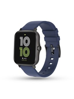 Pebble - Spark 1.7"(4.44 cm) Bluetooth Calling, with SPO2, Smartwatch Gunmetal Blue