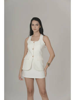 VALESI - White Celina Top