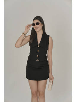 VALESI - Black Bellina Top
