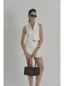 VALESI - White Bellina Top