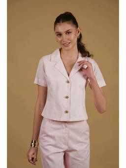VALESI - Pink Charlotte Solid Top
