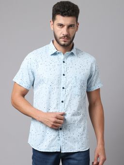 Cantabil - Men Blue Shirt