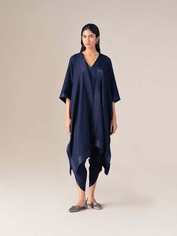 AMPM - Women Navy Blue Wool Cape