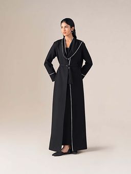 AMPM - Soraya Black Jacket Top with Palazzo and Belt