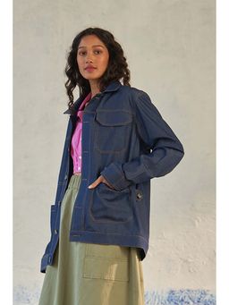 CANOOPI - Summit Denim Blue Overshirt Jacket