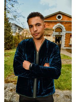 TheRealB - Midnight Reversible Velvet Jacket