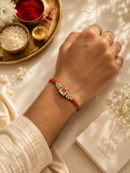 Niska - Premium Swastik Rakhi