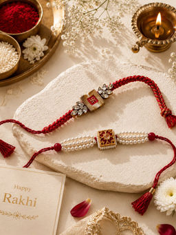 Niska - Elegant Bhai Rakhi (Pack of 2)