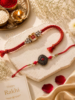 Niska - Traditional Modern Rakhi (Pack of 2)