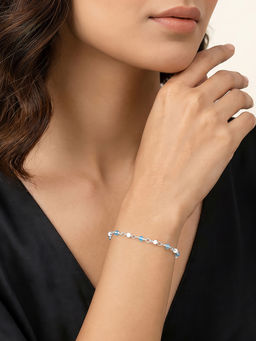 GIVA - 925 Silver Azure Spark Bracelet