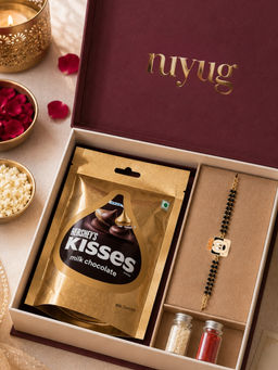 Nuyug - Kids Mickey Nazariya Rakhi Gift Set