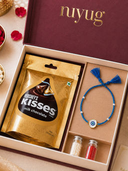 Nuyug - Lucky Evil Eye Raksha Bandhan Rakhi Gift Set