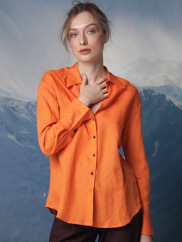 RAREISM - Harper Orange Shirt