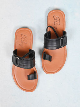 Bling Footwear - Kids Black Flats