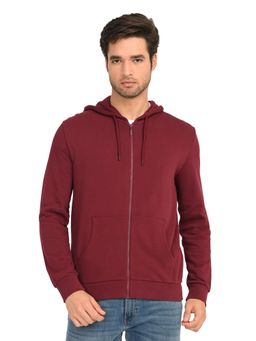 Levi's - Mens Solid Maroon Hooded