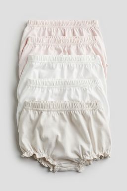 H&M - Girls 5-Pack Cotton Jersey Bloomers