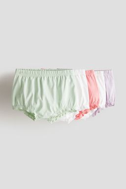 H&M - Girls 5-Pack Cotton Jersey Bloomers