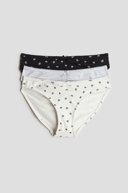 H&M - Girls 3-Pack Cotton Briefs