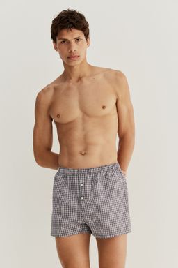 H&M - Men 3-Pack Woven Cotton Boxer Shorts