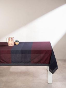 Freedom Tree - Guna Burgundy Printed Woven Cotton Table Cover
