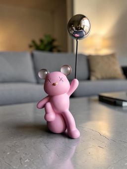 Sun Mun Decors - Pink Polyresin Premium & Elegant Figurine
