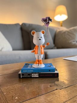 Sun Mun Decors - Orange Premium Teddy Figurine