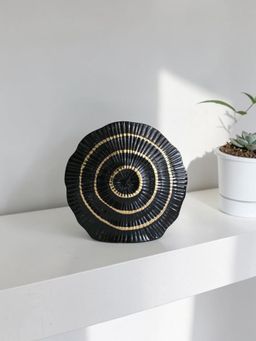 Sun Mun Decors - Black & Golden Ceramic Premium & Elegant Vase