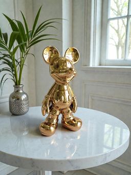 Sun Mun Decors - Standing Golden Mickey Figurine