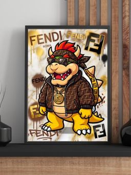 Sun Mun Decors - Money Love Collection Urban King Bowser Frame