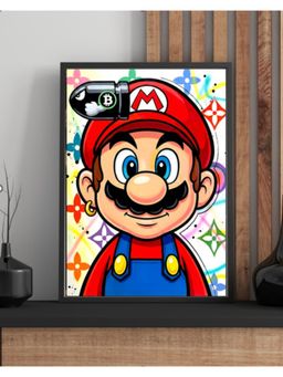 Sun Mun Decors - Pop Art Collection Red Hat Plumber Art Frame