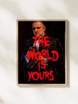 Sun Mun Decors - Cult Classic Club ScarFace Quote Art Frame