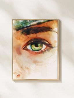 Sun Mun Decors - Mystic Eye Vintage Art Framed Poster Frame