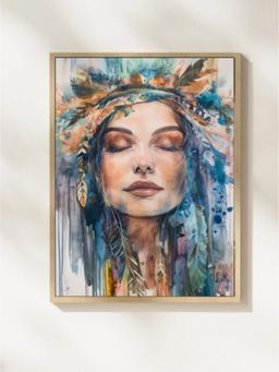 Sun Mun Decors - Bohemian Collection Mystic Lady Art Frame