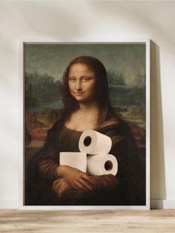 Sun Mun Decors - Bathroom Wall Decor Mona Rolls Frame