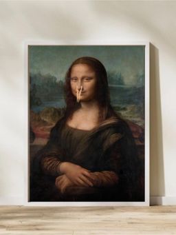 Sun Mun Decors - Bathroom Wall Decor Mona Says Nope Frame