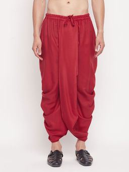 Vastramay - Mens Maroon Dhoti