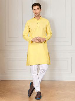 Gahan - Mens Solid Daily Straight Kurta