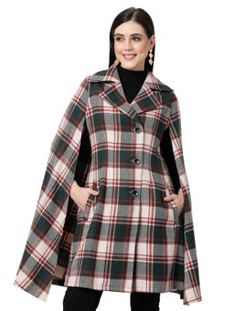 Owncraft - Women Multi-Color Checks Coat