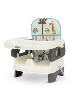 BAYBEE - Grey Booster Seat for Feeding Baby (18-24 Months)